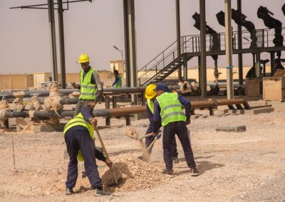 ouvriers EURL BST sur chantier